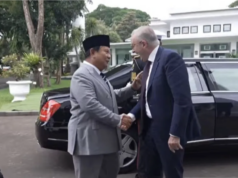 Prabowo Minta Maaf Tak Jemput PM Albanese di Bandara, Hubungan RI–Australia Tetap Ditekankan Erat Presiden RI Prabowo Subianto menerima kunjungan kerja PM Australia Australia Anthony Albanese di Istana Merdeka, Jakarta, Jumat (5/2/2026). (ANTARA/HO-Sekretariat Presiden)