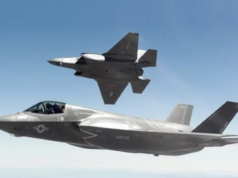 Puluhan Jet Tempur AS Terdeteksi di Yordania di Tengah Ketegangan dengan Iran Ilustrasi jet tempur F-35 US Air Force. ANTARA/Anadolu/aa.