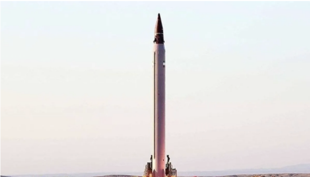 Ilustrasi - Peluru kendali Iran, Emad. Rudal balistik ini diyakini turut ditembakkan Iran ke Israel pada 14 April 2024. /ANTARA/Mohammad Agah/Tasnim News Agency via Wikimedia Commons/pri.