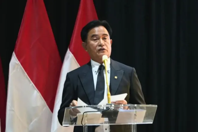 Menteri Koordinator Bidang Hukum, HAM, Imigrasi, dan Pemasyarakatan Yusril Ihza Mahendra. ANTARA/HO-Kemenko Kumham Imipas RI.