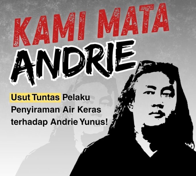 Aktivis KontraS Disiram Airkeras