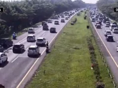 Tol Cikopo-Palimanan Dipadati 41 Ribu Kendaraan di H-2 Lebaran Arus lalu lintas Tol Cipali yang diterapkan one way pada Kamis pagi. ANTARA/HO-Astra Tol Cipali