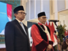 MKMK Putus Laporan Dugaan Pelanggaran Etik Adies Kadir Hari Ini Hakim Mahkamah Konstitusi Adies Kadir (kanan) menjawab pertanyaan wartawan di Istana Negara, Jakarta, Kamis (5/2/2026). (ANTARA/Fathur Rochman)