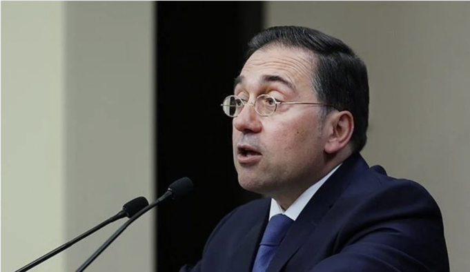 Menteri Luar Negeri Spanyol Jose Manuel Albares. (ANTARA/Anadolu/py)
