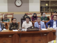 Komisi III DPR RI Kawal Penegakan Hukum Kasus Penyiraman Air Keras Aktivis KontraS Andrie Yunus Ketua Komisi III DPR RI Habiburokhman saat konferensi pers di kompleks parlemen, Jakarta, Senin (16/3/2026). (ANTARA/Bagus Ahmad Rizaldi)