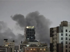 Serangan AS-Israel Picu Pemadaman Listrik di Teheran dan Sekitarnya Arsip - Asap membubung ke udara setelah suara ledakan terdengar di Teheran, Iran (28/3/2026). (ANTARA/Xinhua/Shadati/am)