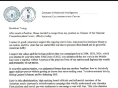 Bos Kontraterorisme AS Joe Kent Mundur, Trump Sindir Lemah