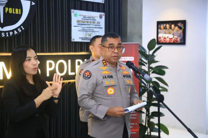 Kadiv Humas Polri Irjen Pol. Johnny Eddizon Isir. (ANTARA/HO-Divisi Humas Polri)