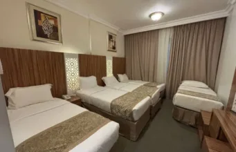 Penampakan kamar hotel yang akan ditempati jamaah calon haji Indonesia di Madinah. ANTARA/HO-Kemenhaj