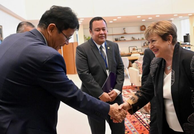 Menkeu Purbaya Bertemua Direktur IMF Kristalina Georgieva