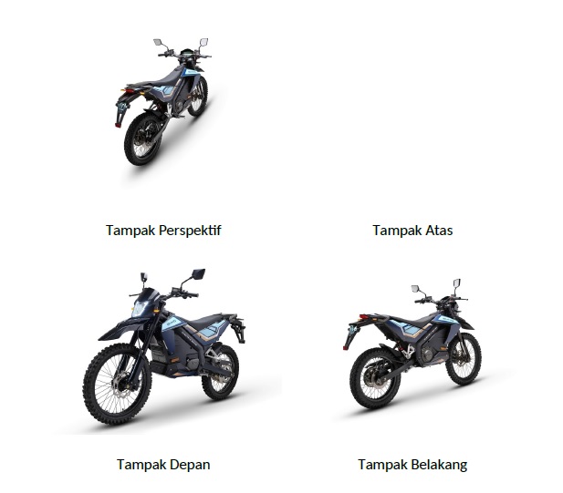 Motor trail listrik JVX GT priduksi PT Adlas Sarana Elektrik. Motor ini menjadi salah satu tunggangan petugas SPPG yang dialokasikan Badan Gizi Nasional (BGN)