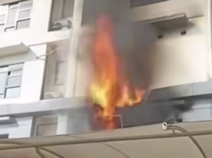 Gedung Mapolres Jakarta Barat Terbakar, 13 Unit Damkar Dikerahkan Tangkapan layar - Kebakaran melanda salah satu gedung di Polres Metro Jakarta Barat pada Rabu (8/4/2026) pagi. ANTARA/Risky Syukur