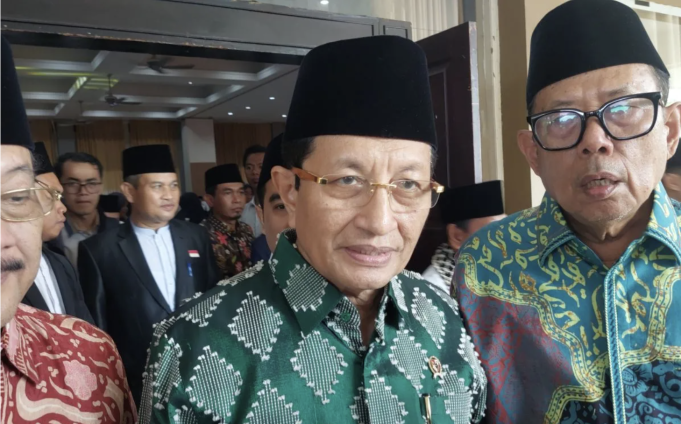 Menteri Agama Nasaruddin Umar di Bengkulu, Jumat (24/04/2026). ANTARA/Boyke Ledy Watra.
