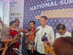 APPMBGI Summit 2026 Perkuat Tata Kelola dan Ekosistem Program Makan Bergizi Gratis Kepala Bappisus RI, Aries Marsudiyanto saat diwawancarai oleh wartawan di acara APPMBGI Summit Nasional 2026/aktual.com