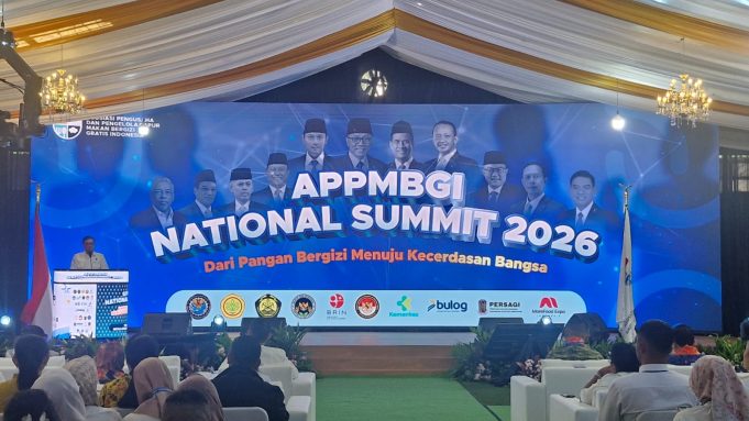 Ketua Umum APPMBGI, Abdul Rivai Ras saat memberikan sambutan dalam acara APPMBGI Summit 2026/Aktual.com
