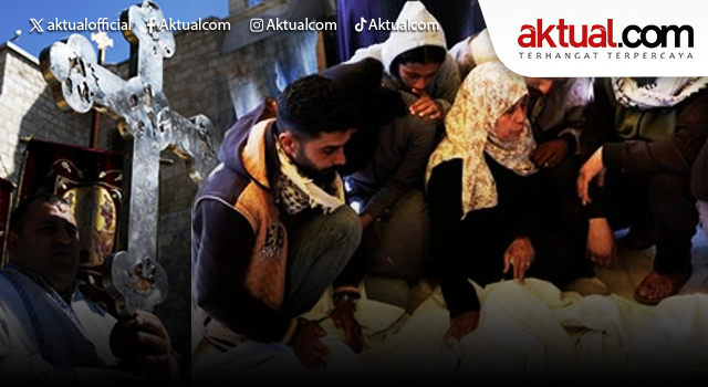 Arsip - Suasana sebuah kawasan yang hancur akibat serangan Israel di Jalur Gaza. (Xinhua)