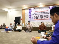 Sosialisasi Empat Pilar, Edhie Baskoro: Santri Tak Boleh Tertinggal dalam Ilmu Pengetahuan dan Digitalisasi Wakil Ketua MPR RI Edhie Baskoro Yudhoyono (Ibas) sambangi pondok pesantren di Kabupaten Trenggalek. ANTARA/HO-MPR RI.