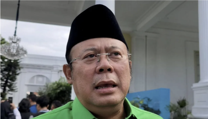 Wakil Ketua DPR RI Cucun Ahmad Syamsurijal menjawab pertanyaan wartawan saat ditemui di Istana Kepresidenan RI, Jakarta, Rabu (4/2/2026). ANTARA/HO-Dokumentasi Pribadi.