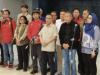 Wakil Ketua DPR RI Sufmi Dasco Ahmad bersama jajaran DPR dan aliansi Gerakan Buruh Bersama Rakyat (Gebrak) saat konferensi pers di kompleks parlemen, Jakarta, Jumat (1/5/2026). (ANTARA/Bagus Ahmad Rizaldi)