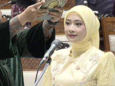Gantikan Adies Kadir, Adela Kanasya Adies Resmi Dilantik Jadi Anggota DPR RI 2024–2029 Tangkapan layar - Adela Kanasya Adies dilantik menjadi anggota DPR RI sisa masa jabatan tahun 2024–2029 di kompleks parlemen, Senayan, Jakarta, Selasa (12/5/2026). ANTARA/YouTube/TVR Parlemen/Fath Putra Mulya