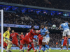 Hadapi Chelsea di Wembley, Guardiola Bertekad Berikan Trofi Piala FA untuk Suporter City Ilustrasi - Pesepak bola Manchester City Rodri (kanan) mencetak gol kedua bagi timnya dalam pertandingan Liga Inggris antara Manchester City melawan Nottingham Forest di Manchester, Inggris, Rabu (4/3/2026). ANTARA FOTO/Xinhua/bar