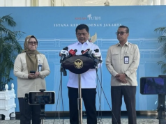Melawat ke Prancis, Presiden Prabowo Bakal Rayakan Idul Adha 1447 H di Luar Negeri Wakil Menteri Sekretaris Negara Juri Ardiantoro (tengah) memberikan pernyataan pers di Kompleks Istana Kepresidenan, Jakarta, Selasa (26/5/2026). (ANTARA/Fathur Rochman)